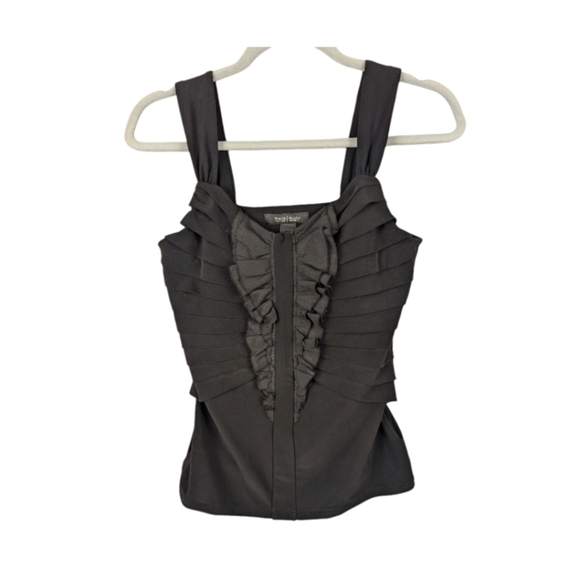 White House Black Market XS cami layering top in black - Picture 1 of 8